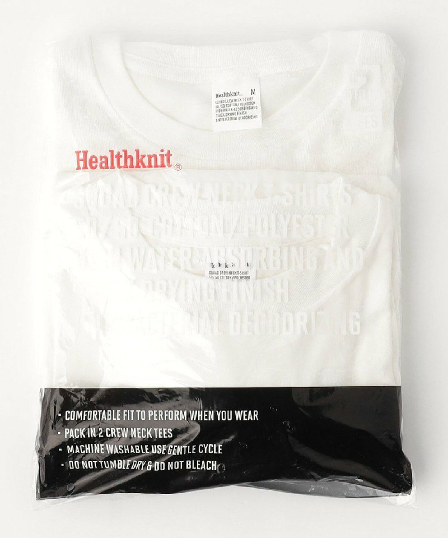 <Healthknit>ミリタリー ショートスリーブ Tシャツ 2P
